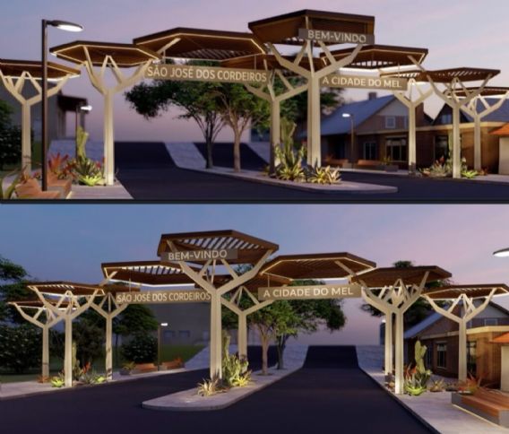 Prefeito Felício Queiroz apresenta projeto dos novos portais de entrada de São José dos Cordeiros
